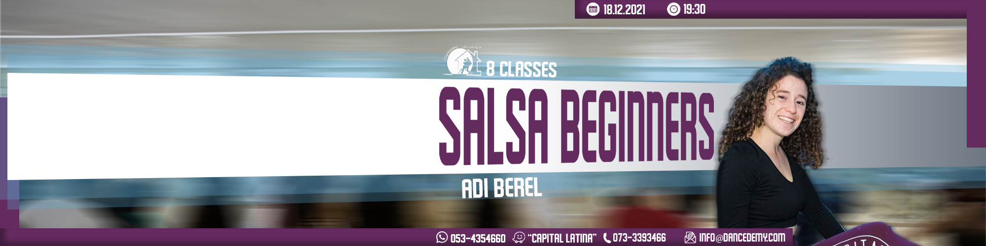 סלסה זוגות מתחילים 18.12