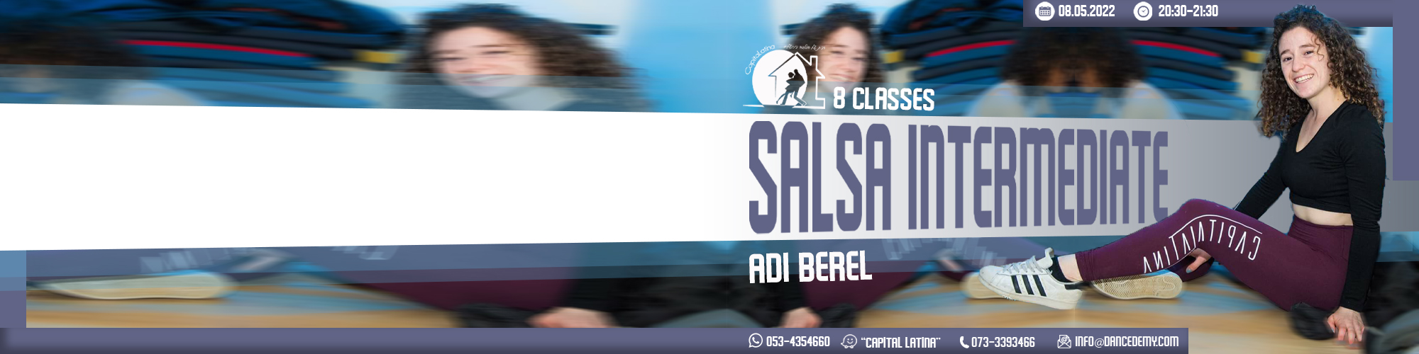 קורס סלסה זוגות בינוני 08.05.2022