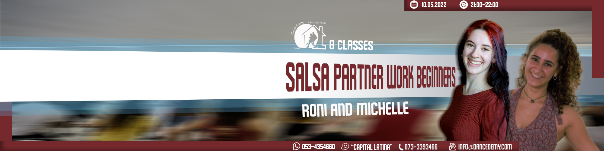 קורס סלסה זוגות מתחילים 10.05.2022